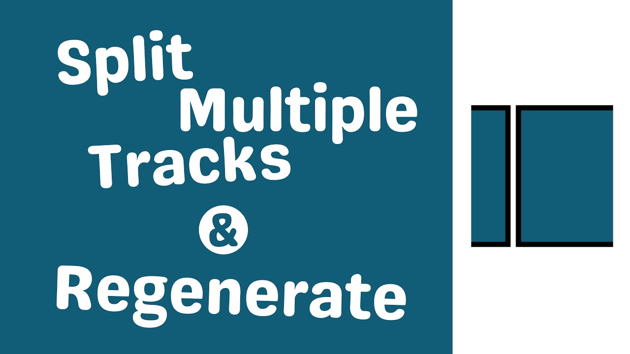 Split Multiple Tracks and Regenerate Track in Shotcut &mdash; Shortcut to Shotcut &mdash; Ep 3
