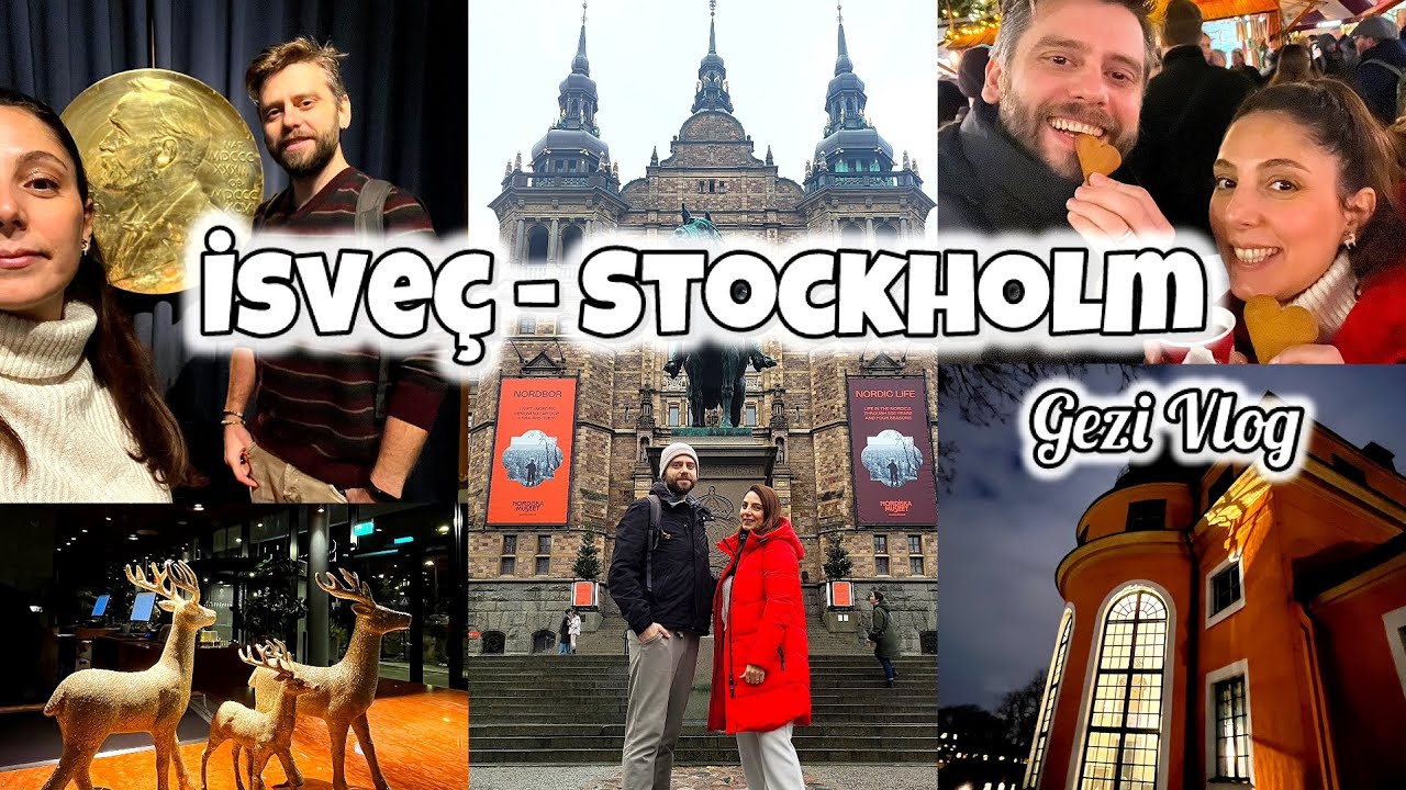 Stockholm Vlog ✈️ Burada Zaman Farklı Akıyor ⏰ Kuzeyin Sessizliği ve Yılbaşı Zamanı 🎄 #gezi #isveç