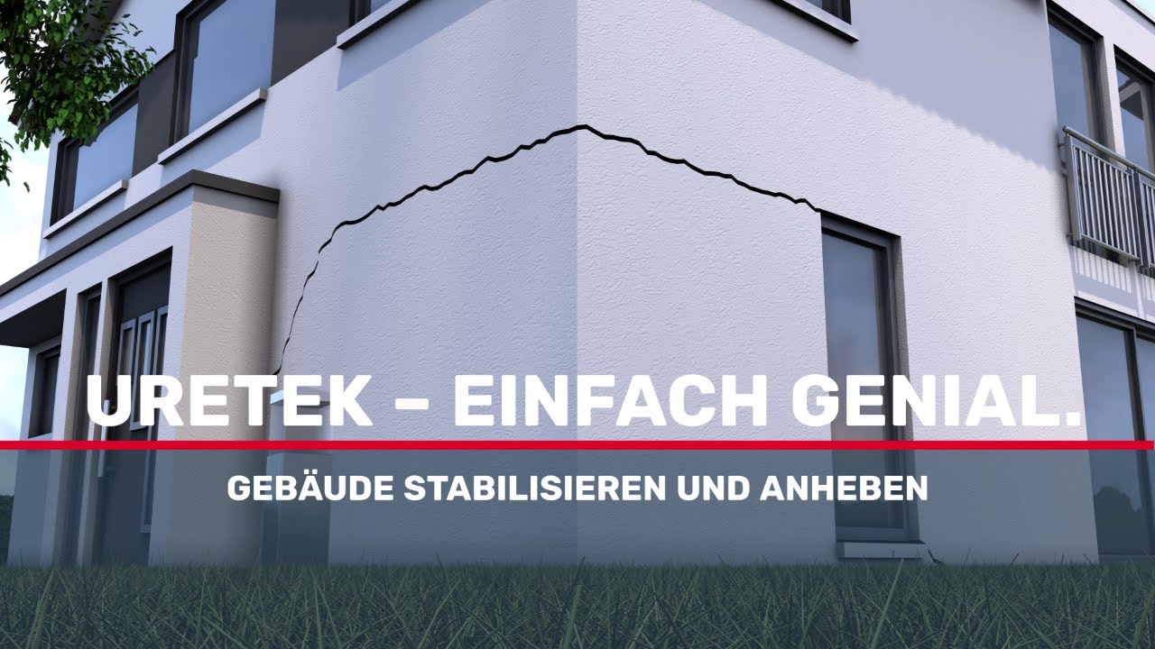 Geb&auml;ude stabilisieren und anheben - URETEK Einsatzgebiete