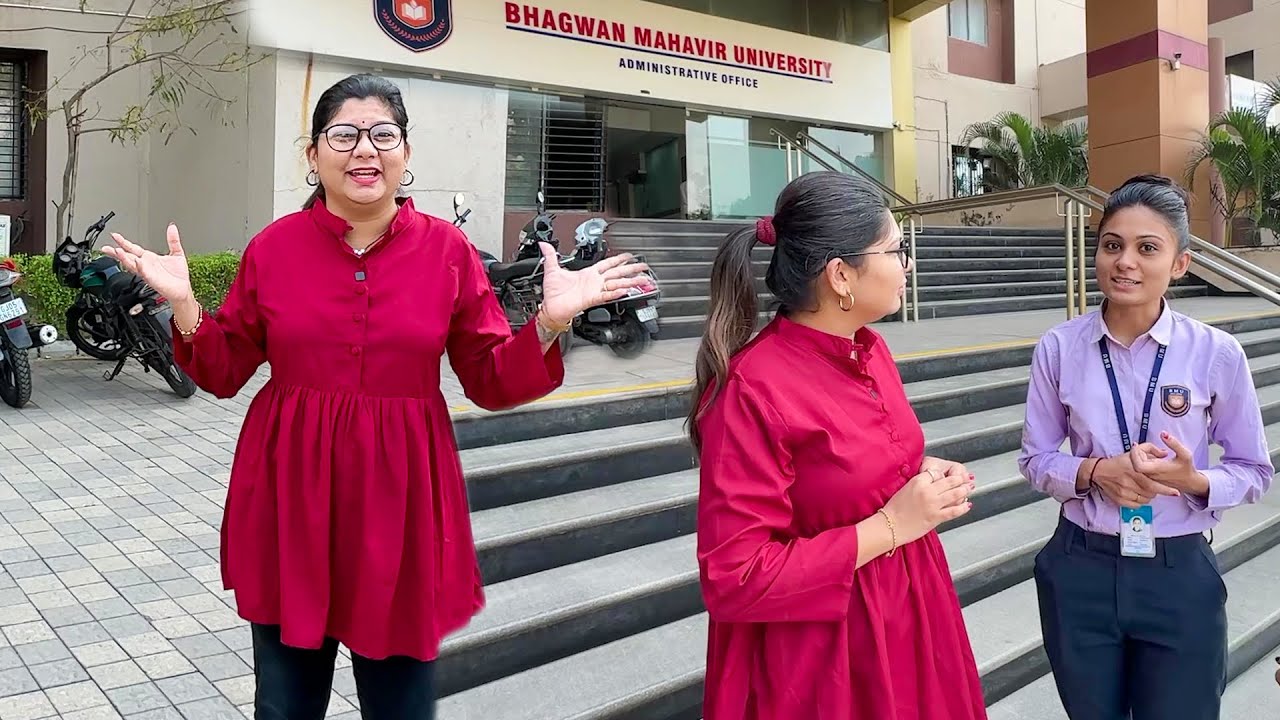 Jadu visited the best university of Surat😍 | Bhagwan Mahavir University | Pagal Gujju