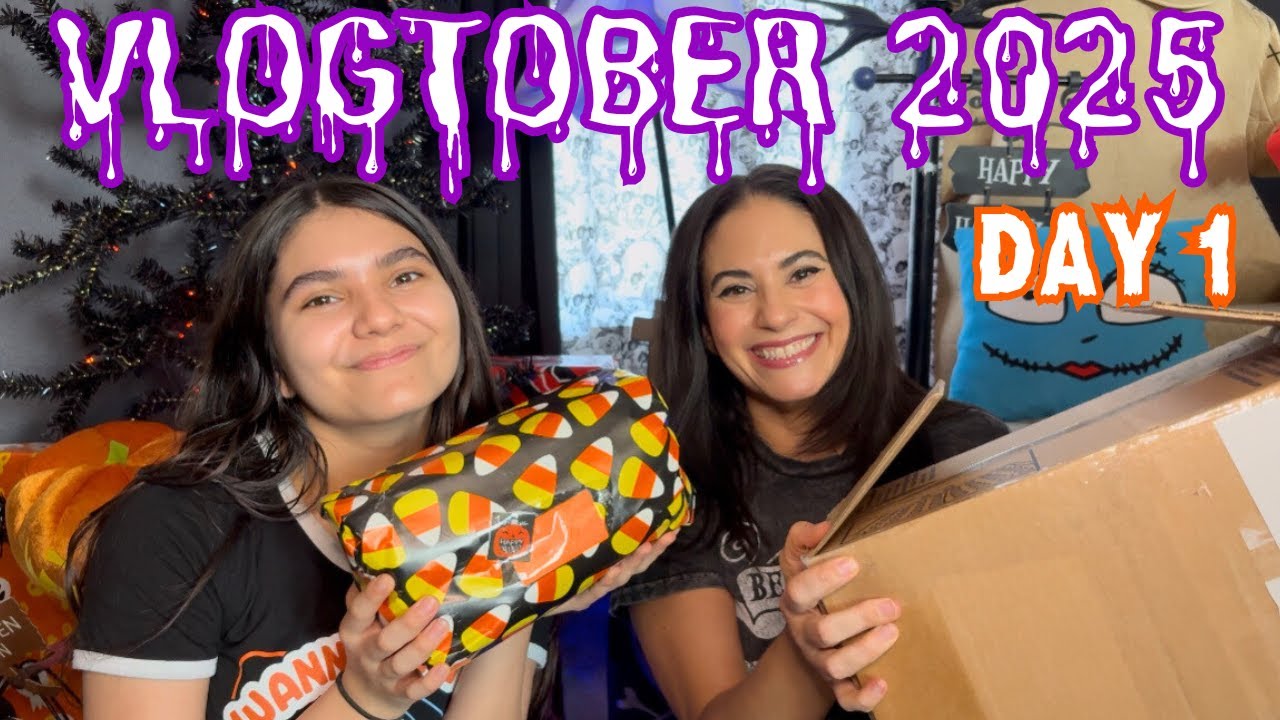 👻 🎃 VLOGTOBER 2025 ДЕНЬ 1 I ОБРАТНЫЙ ОТСЧЕТ ДО ХЭЛЛОУИНА И РАСПАКОВКА ТАЙНЫ I ОКТЯБРЯ 2025