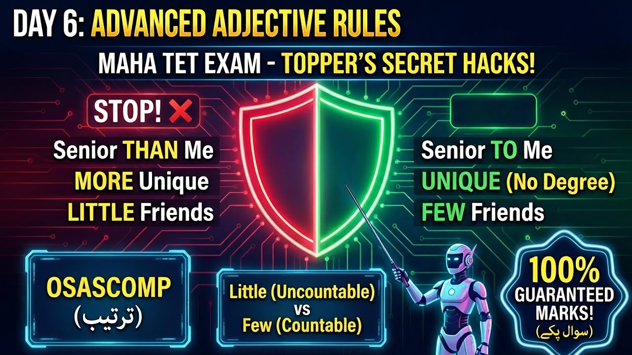 Stop Making These Adjective Mistakes! (Little vs Few, To vs Than) | English Grammar Day 6