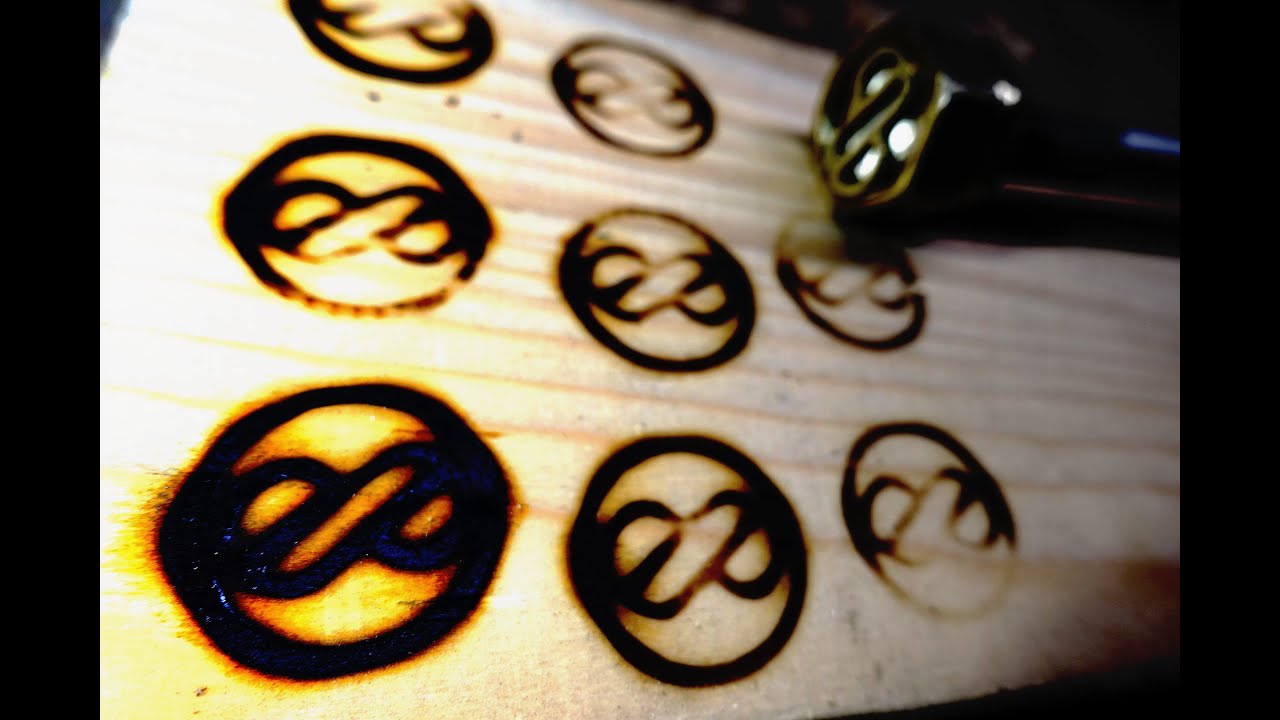 Timbro a fuoco Homemade Hot Stamps - d8p #woodworking