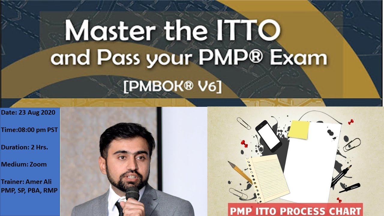 Project Management Professional Master Class on Input Tools, Techniques and Outputs of PMBOK | ITTO