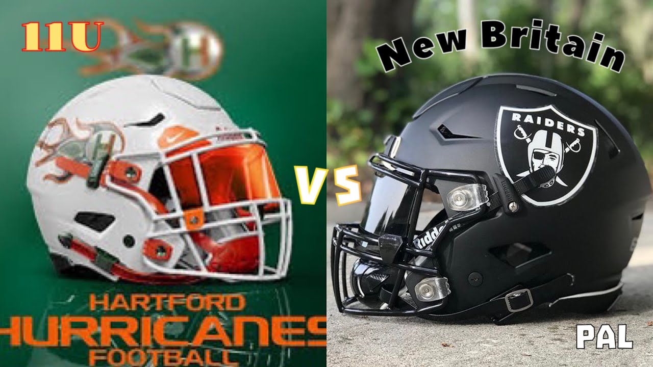 HARTFORD HURRICANES 🏈 NEW BRITAIN RAIDERS 11U FULLGAME HIGHLIGHTS 2023 “AHZAIR # 4 “kidsports