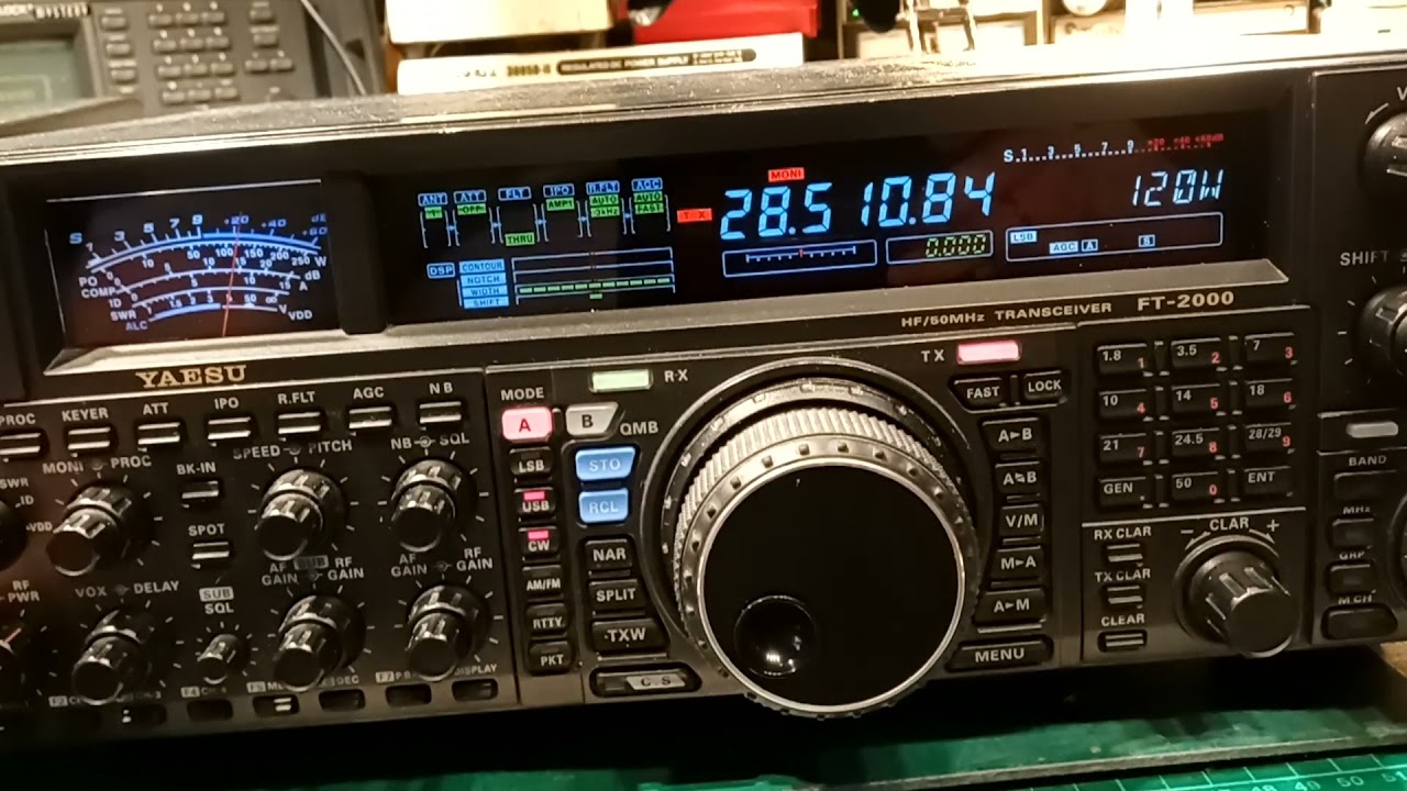 Yaesu FT-2000 variable power test