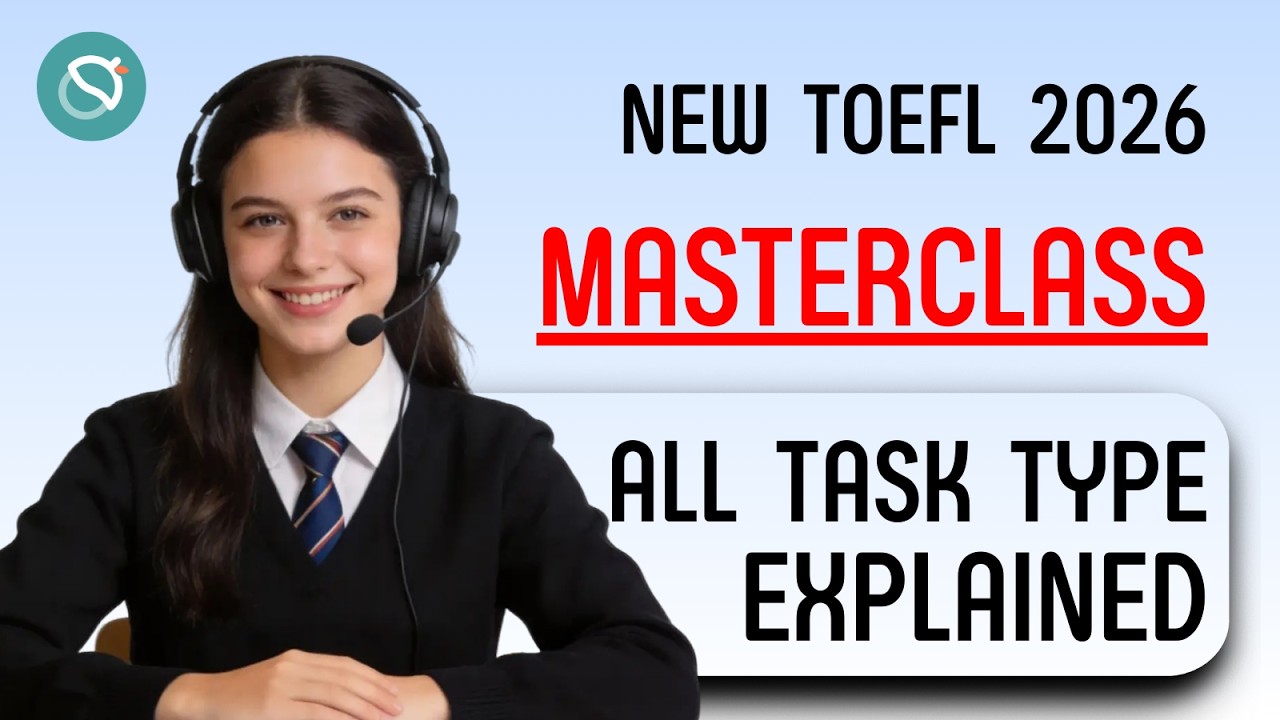 New TOEFL 2026 Complete Guide | All Task Types Explained + Scoring Adaptive System Full Masterclass