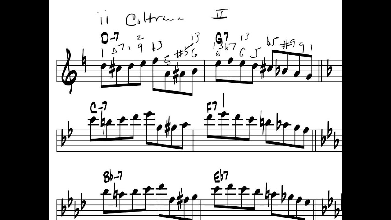 Super Hip Coltrane Patterns!