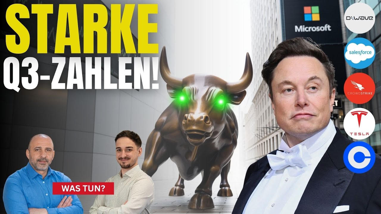Microsoft dementiert Fake News! | Salesforce | Snowflake | Tesla | D-Wave | Coinbase