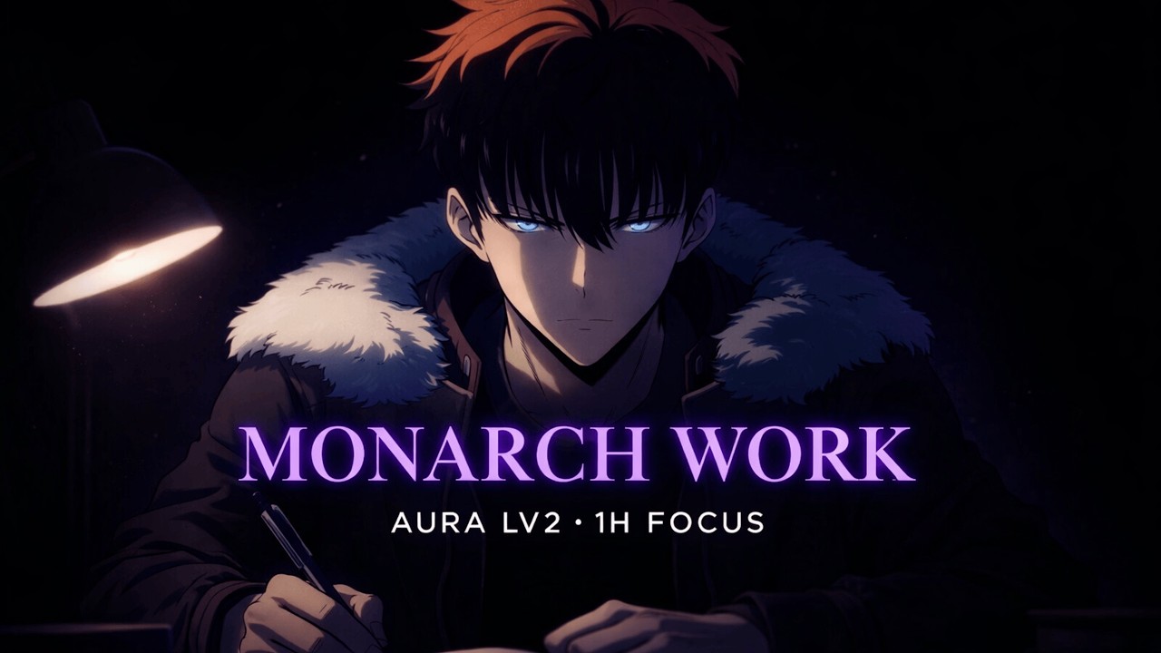 MONARCH WORK | Silent Intelligence Mode (1h Dark Focus Album)