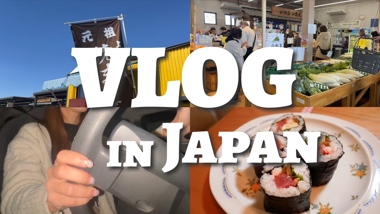 🇯🇵 Shopping, Studying, Driving, Eating ー A Relaxing Day in Japan ｜VLOG