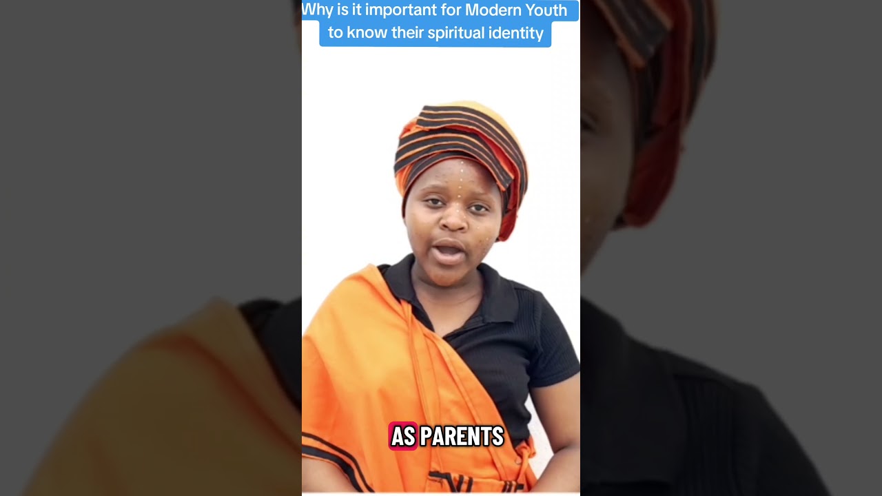Modern Youth on spiritual matters. #africanspirituality #spirituality #africa #history
