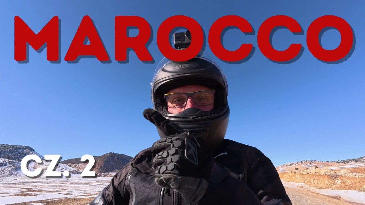 Słońce i śniegi  Afryki - Maroko Solo Ride | odcinek 02 | Motocyklem z G&oacute;r Rif w Atlas Średni