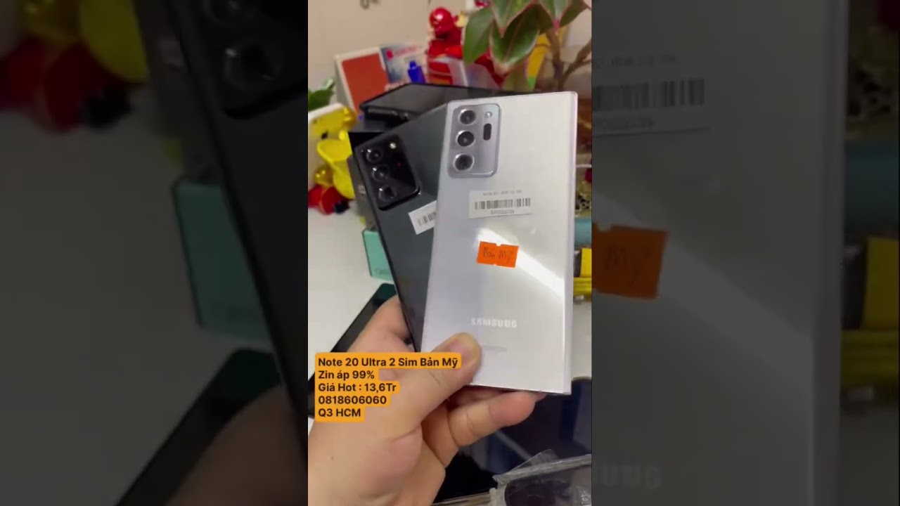 Note 20 Ultra Mỹ 2 Sim Snap 865+ Zin áp 99%