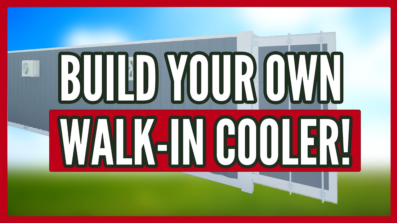 Build Your Own Walk-In Cooler | DIY Cold Storage in a Shipping Container | sustainable cold storage