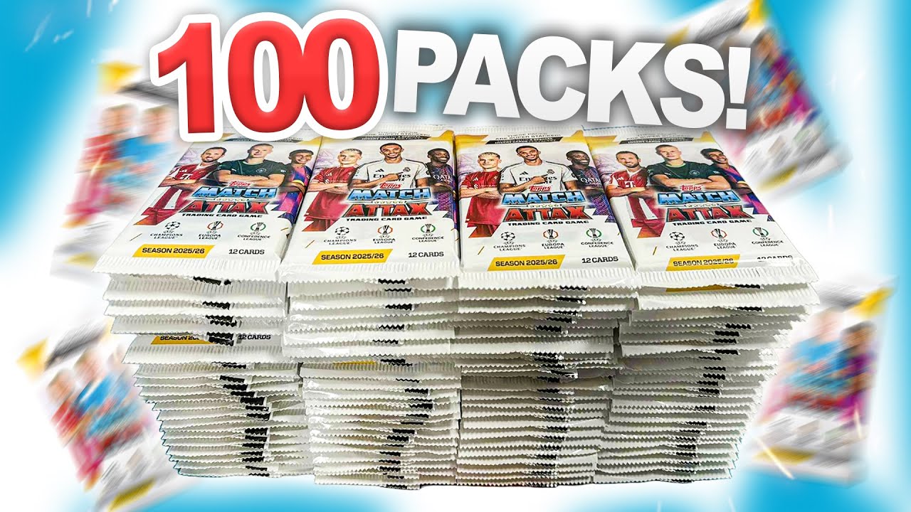 Открываем *100 КОЛЛЕКЦИЙ* MATCH ATTAX 2025/26!! (Более 1200 КАРТ!)
