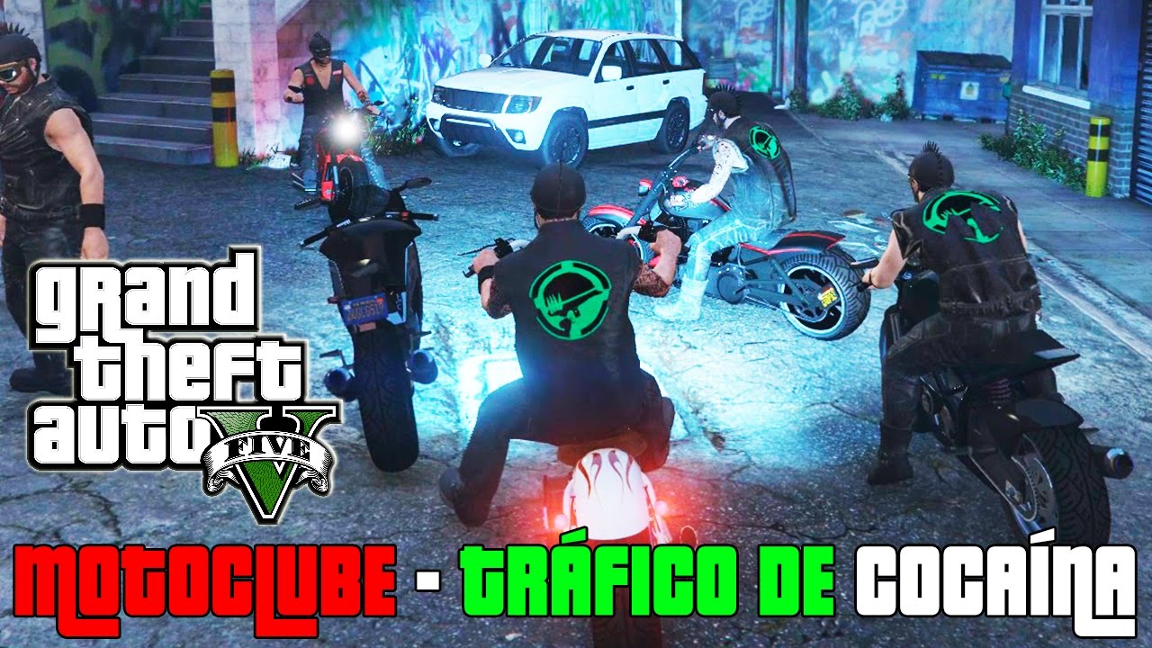 GTA V Online : MOTOCLUBE | TRÁFICO DE COCAÍNA DEU CEGADA