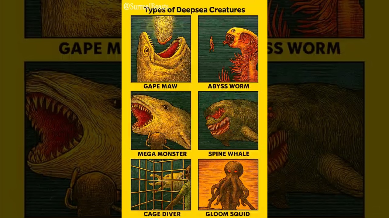 Top 6 Mysterious Deep Sea Creatures You Won&rsquo;t Believe Exist #seamonster #deepsea #bloop #elgranmaja