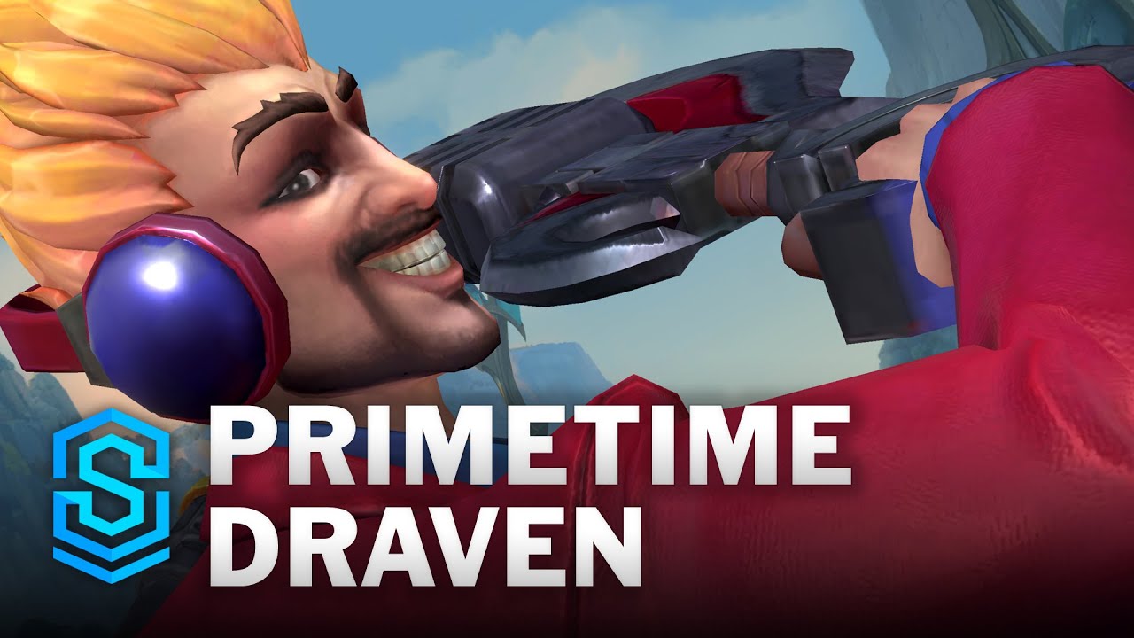 Primetime Draven Wild Rift Skin Spotlight