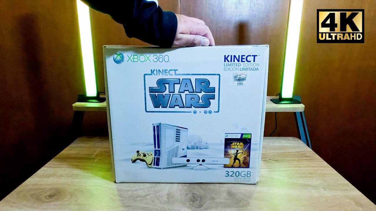 XBOX 360 edición STAR WARS: UNBOXING en ESPAÑOL KINECT Gameplay