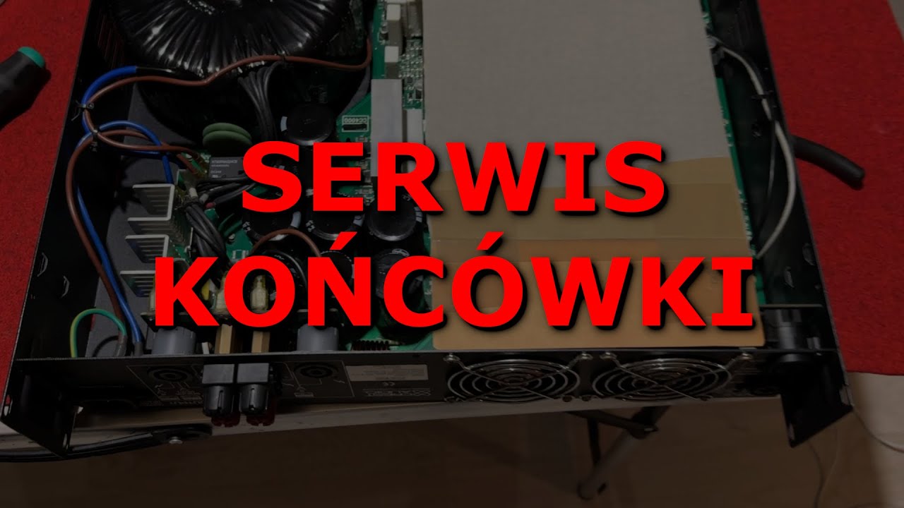 Crest Audio CC4000 - serwis - modyfikacja - fajna końcówka do domu pod zeusy albo beryle