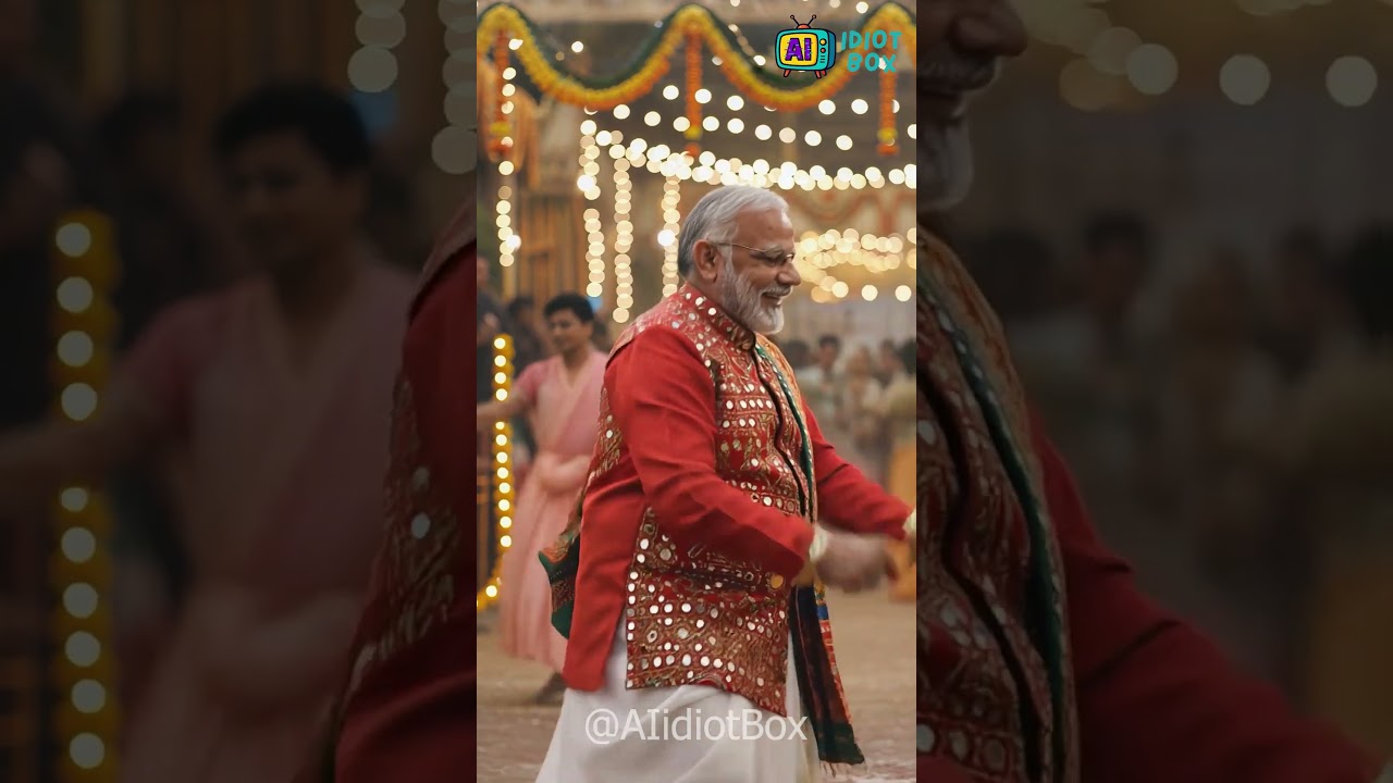 Narendra Modi Ji Kickstarts Navratri 2025 | Grand Dandiya & Garba Celebration