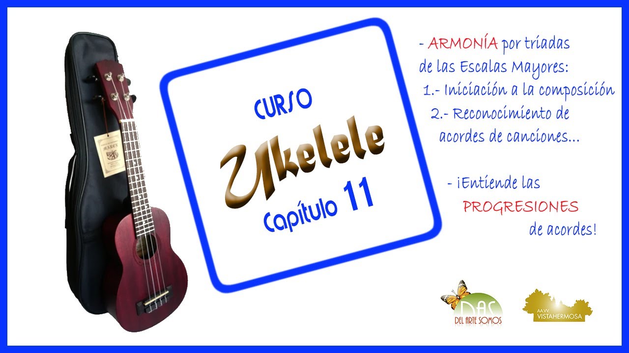 { Curso COMPLETO } UKELELE PRINCIPIANTES: ARMONIA de Escalas Mayores e  introducción a PROGRESIONES
