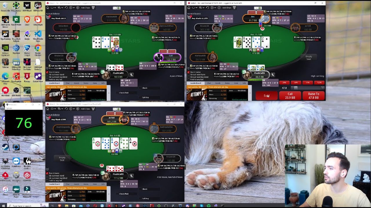 500NL Poker - Reg Battling!