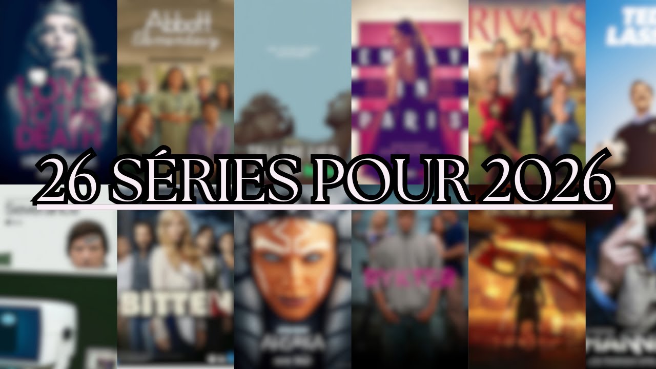 26 Séries pour 2026 ⋆⭒˚.⋆