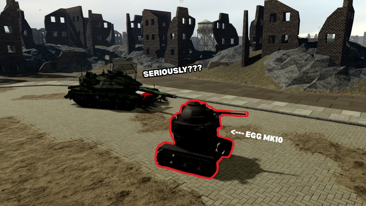 Bringing the Egg MK 10 Tank to Tier 12 | Roblox: Cursed Tank Simulator