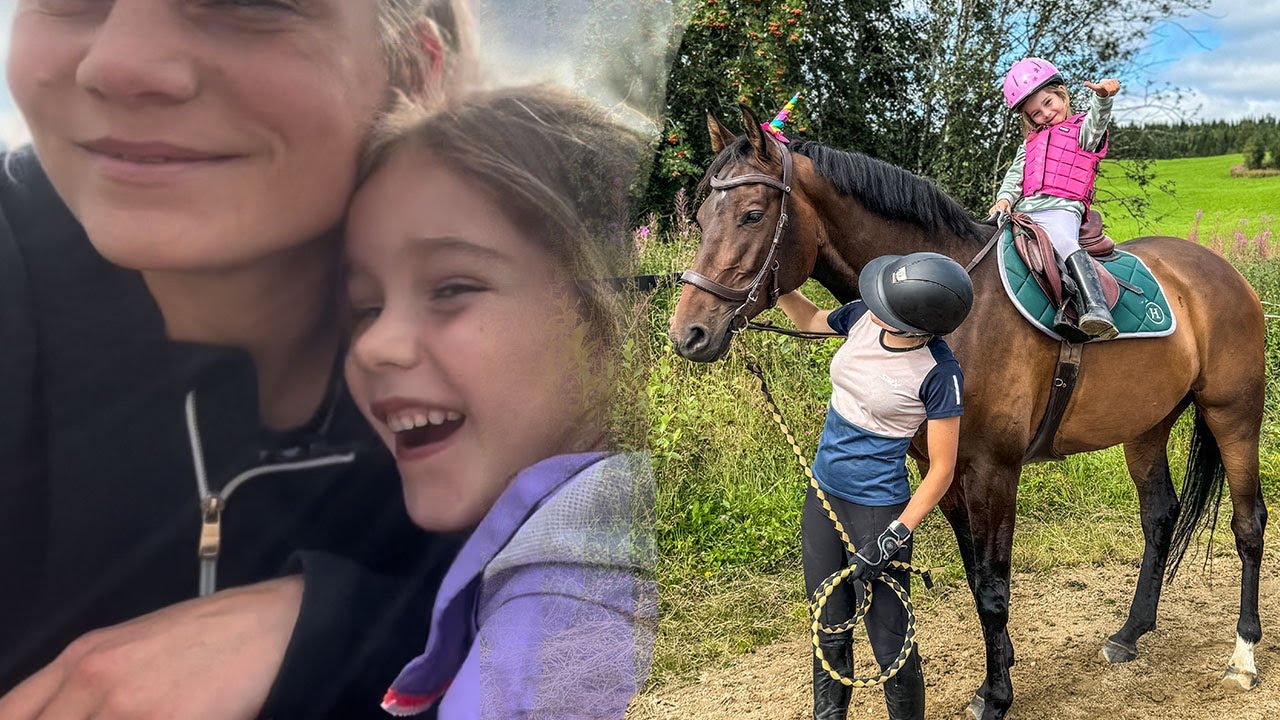 SUPERLANG STALLVLOGG: HEDVIG RIR CESTER