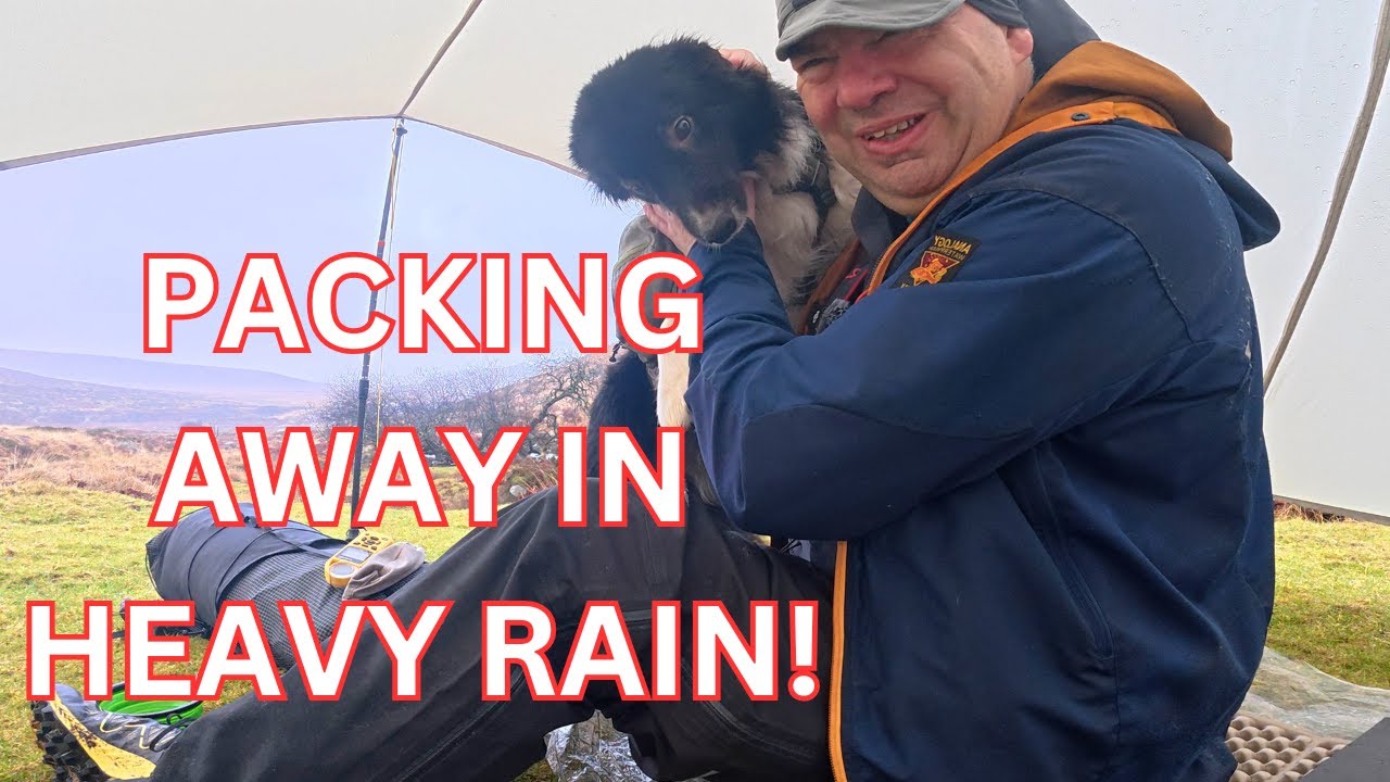 Solo Wild Camping With My Dog in High Winds, Relentless Rain & Remote Moorland Walk | Episode 7