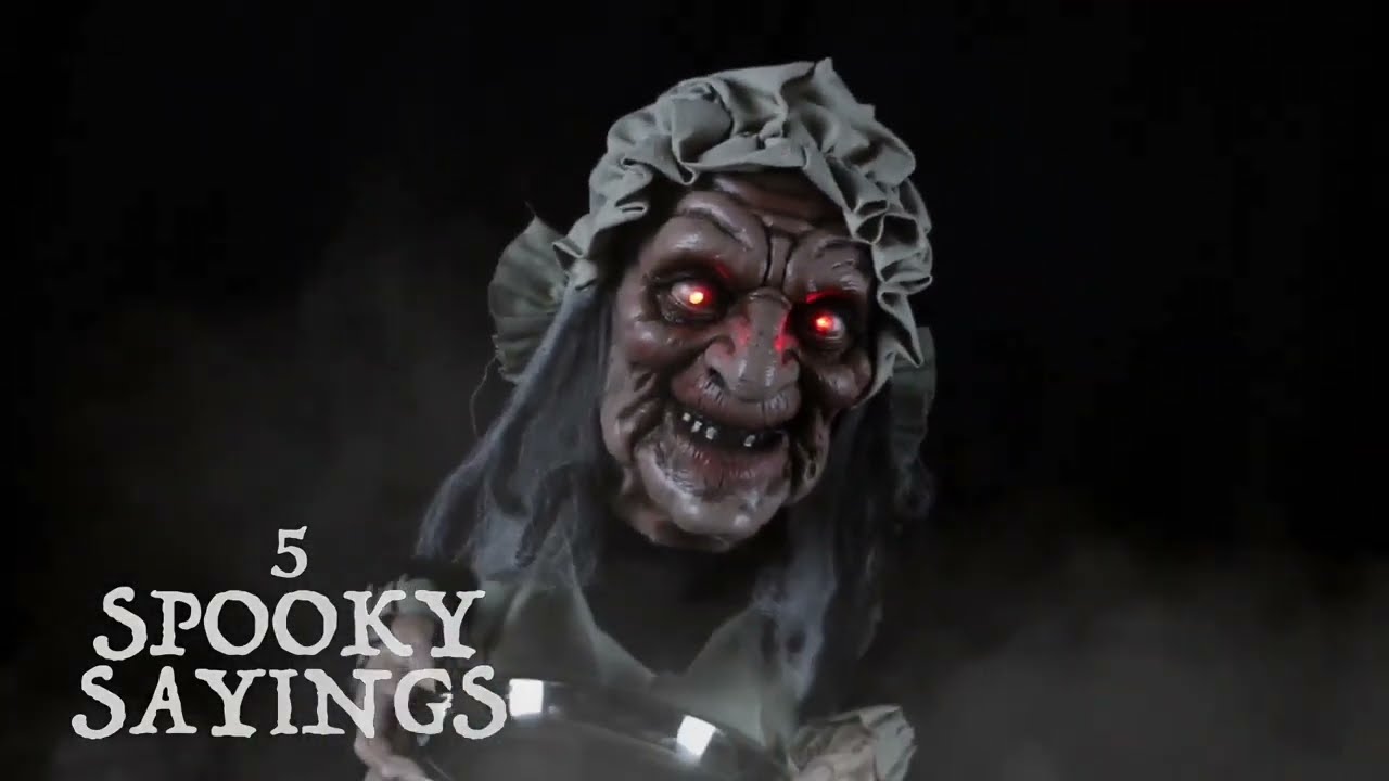The Creepy Granny Spooky Old Lady Animatronic