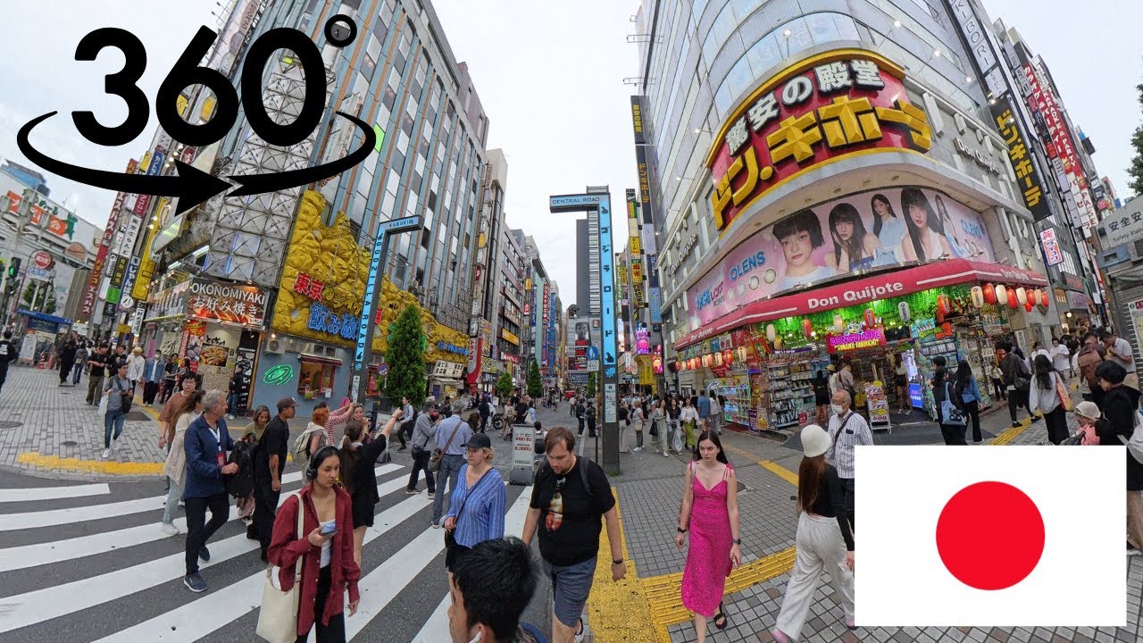🇯🇵 Shinjuku Day Walk | Part 3 | 360° 4K
