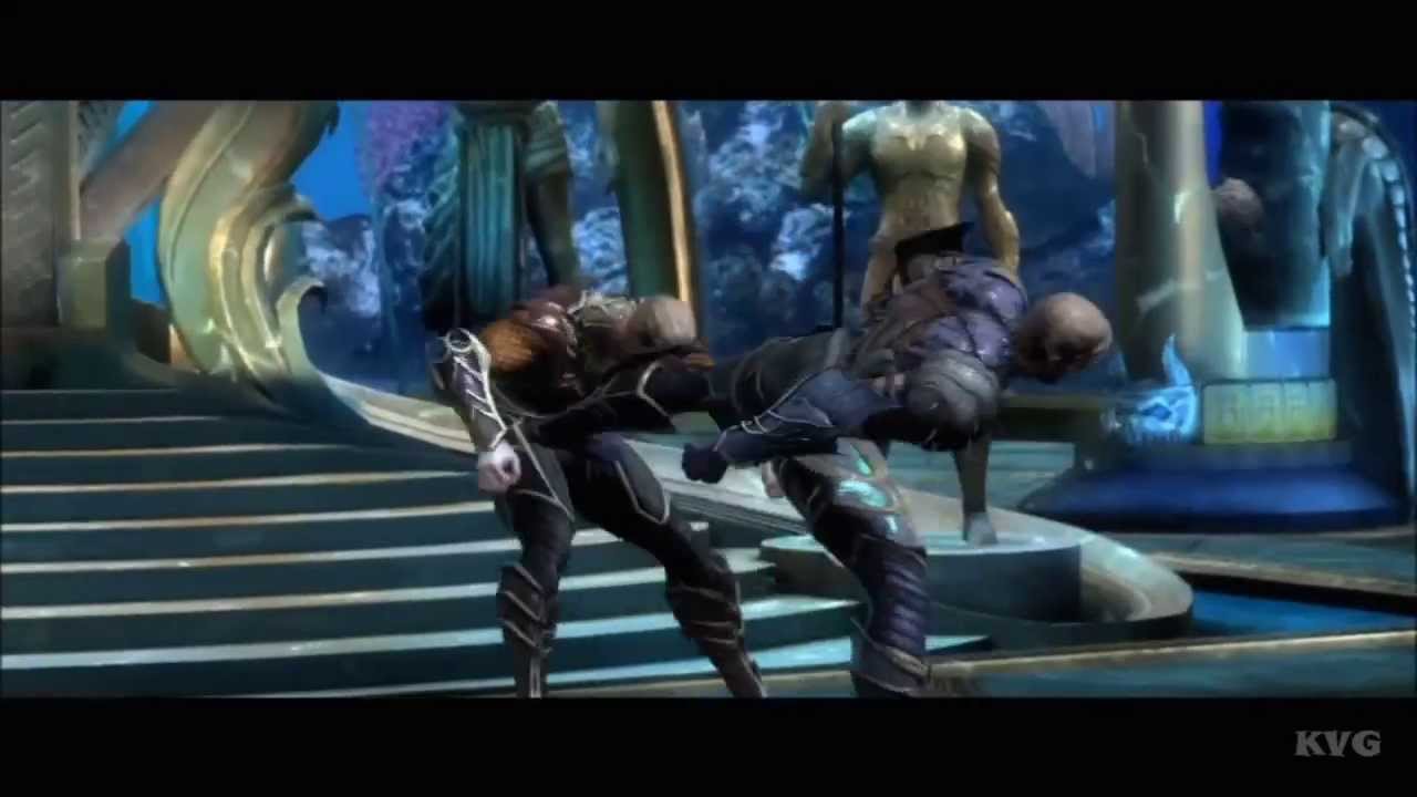 Injustice: Gods Among Us - Aquaman VS Aquaman (Story Battle 11) [HD]