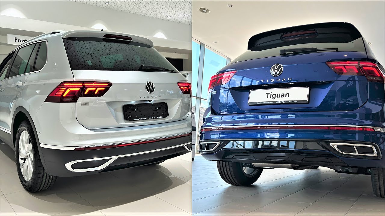 New Volkswagen Tiguan R-Line 2023 vs New Volkswagen Tiguan Elegance 2023 - EXTERIOR Comparison