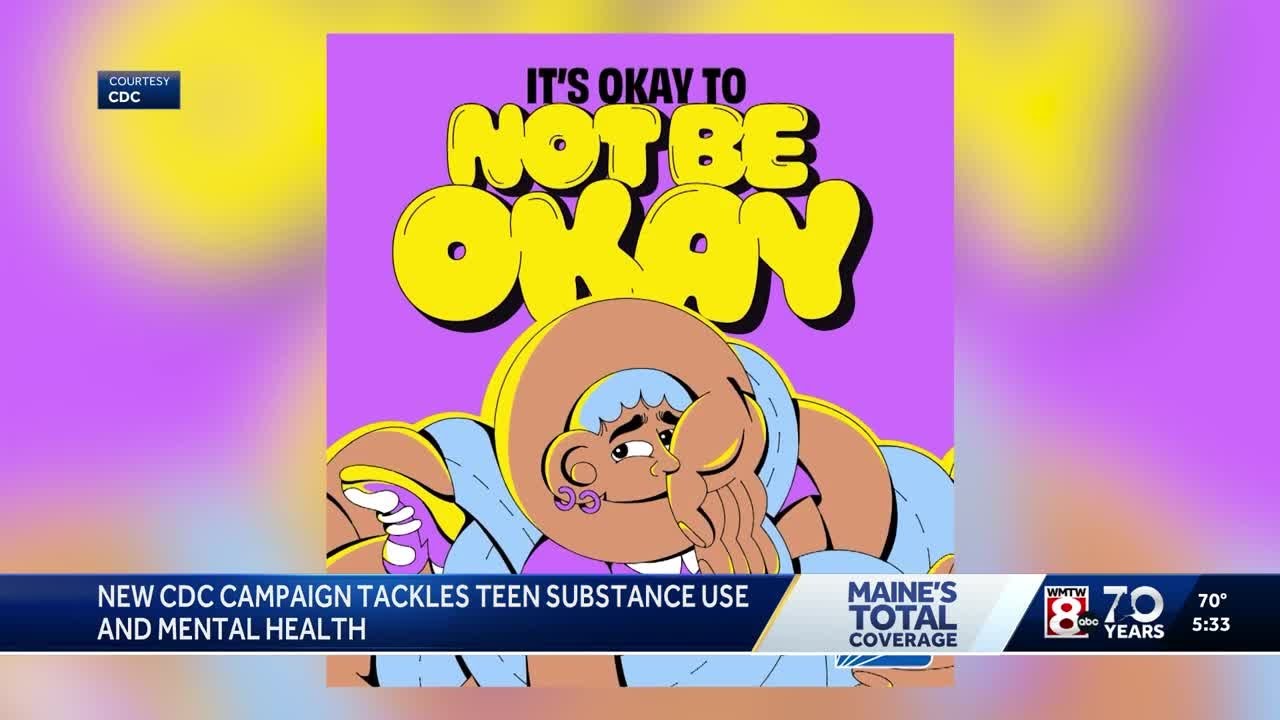 CDC launches campaign focused on teens, drug use, and mental health