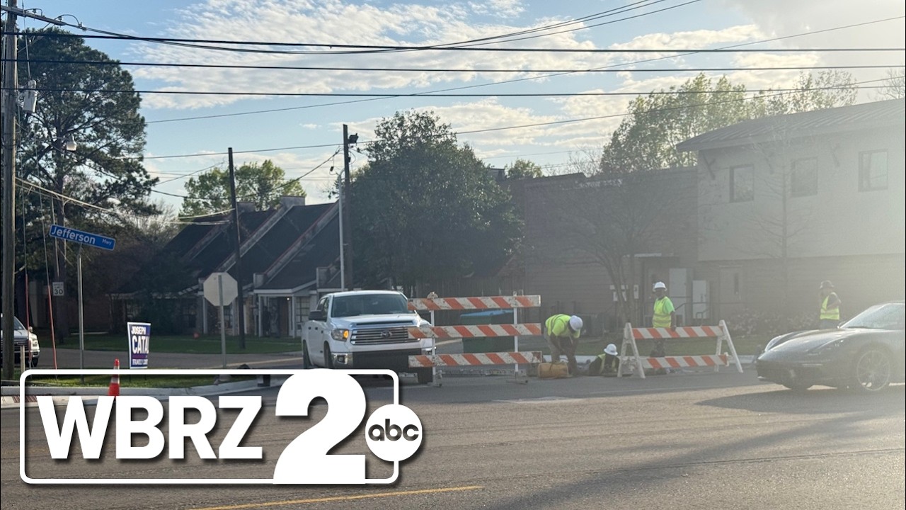 Inniswold Road off Jefferson Highway closed due to emergency sewer repair