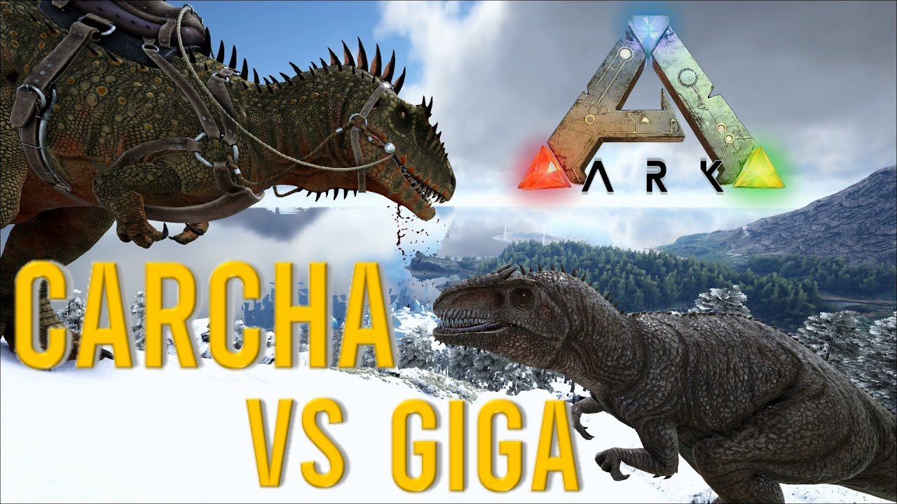 ARK: CARCHA VS GIGA: THE MOST OP DINO IN ARK HISTORY?