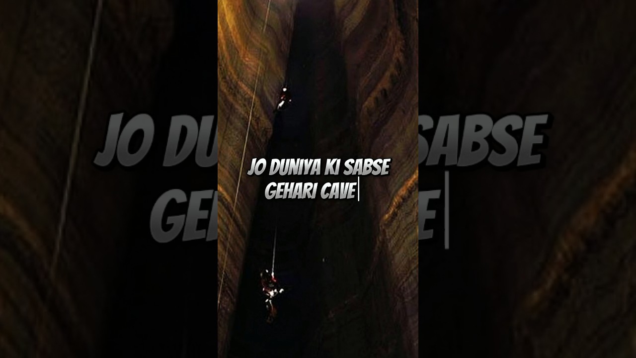 "World’s Deepest Cave 😱 Krubera Cave ka Shocking Sach | Shocking Facts in Hindi"