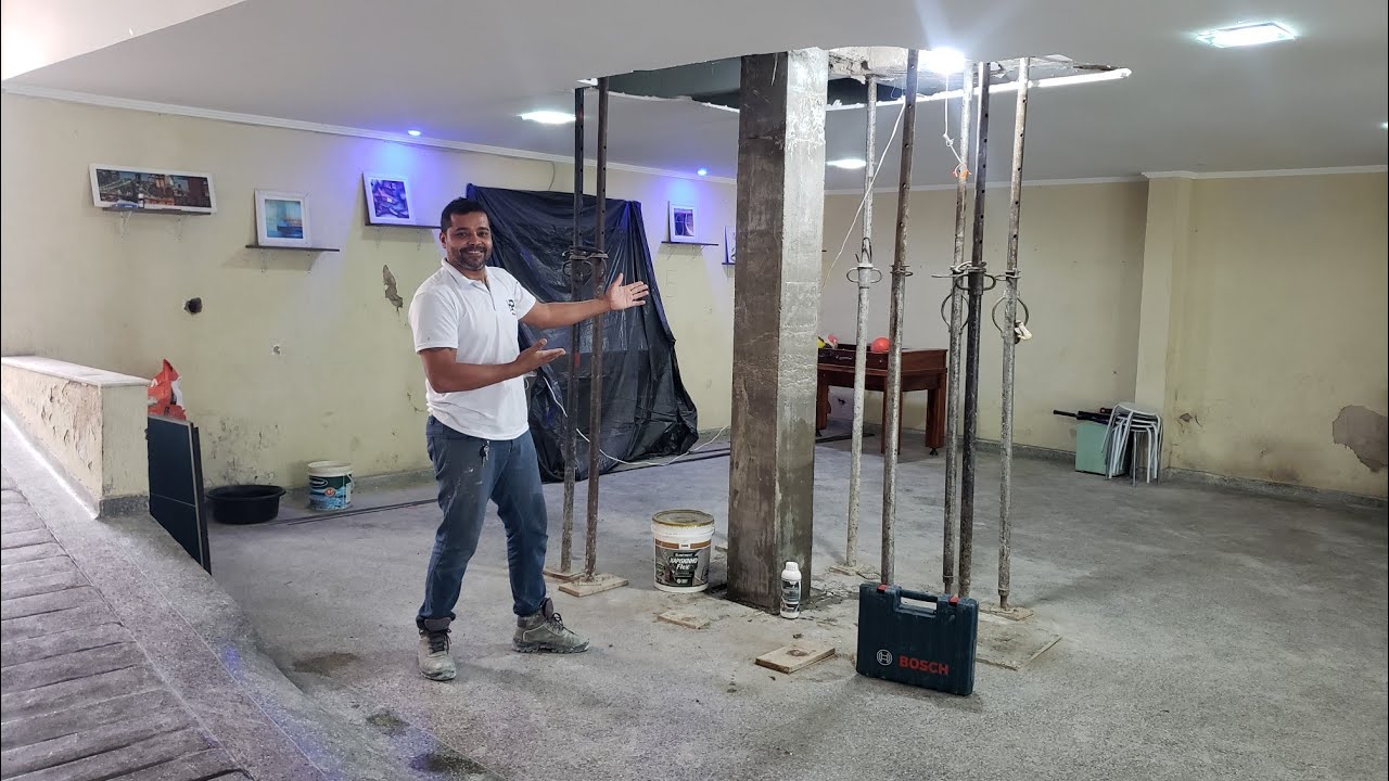encamisamento em pilar de concreto armado parte 3/3