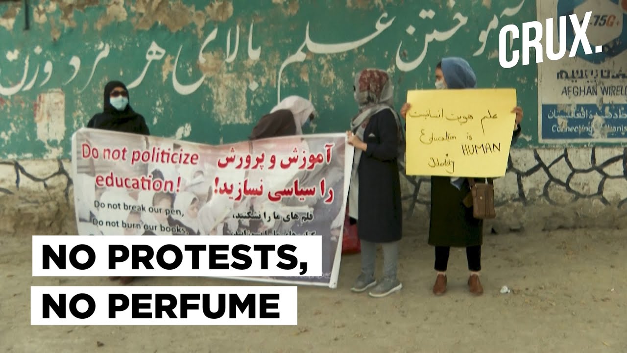 Taliban Fire During Women's Protest, Say Women Can't Wear Perfume, Bright Colours Or Tall Boots