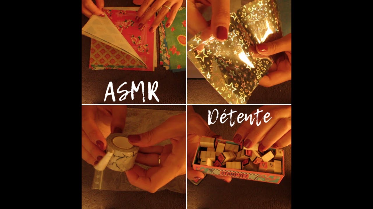 ASMR * Sons relaxants (bois, papiers, etc) * Chuchotements *