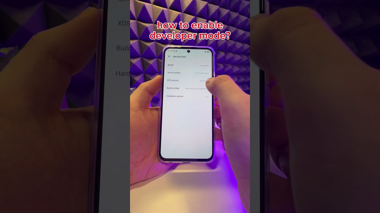 HOW TO ENABLE DEVELOPER MODE ON INFINIX HOT 50 PRO? #tutorial #smartphone #android #fyp #viral