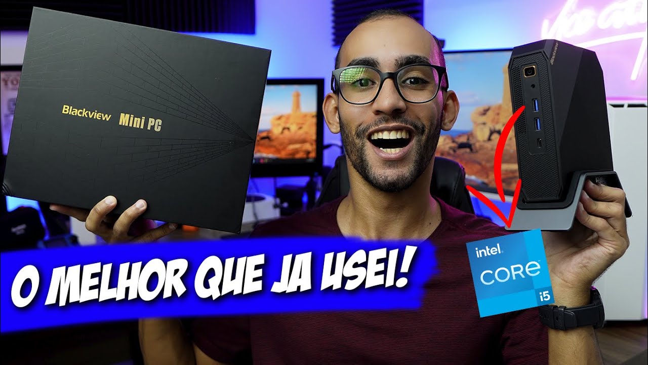Mini PC INSANO com CORE i5, 16/512Gb, RODA MUITA COISA E COM PREÇO JUSTO! Blackview MP200 - Review