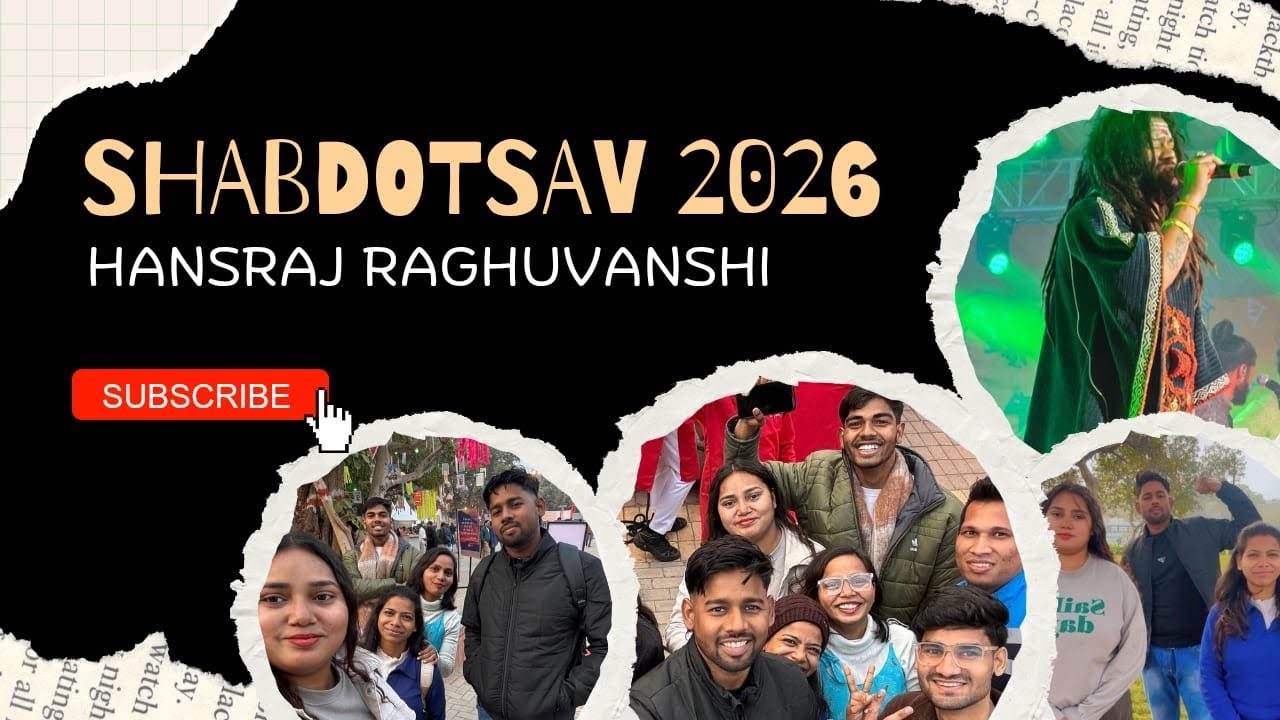 First Video | Shabdotsav 2026 | Ultimate Fun | Hansraj Raghuvanshi 