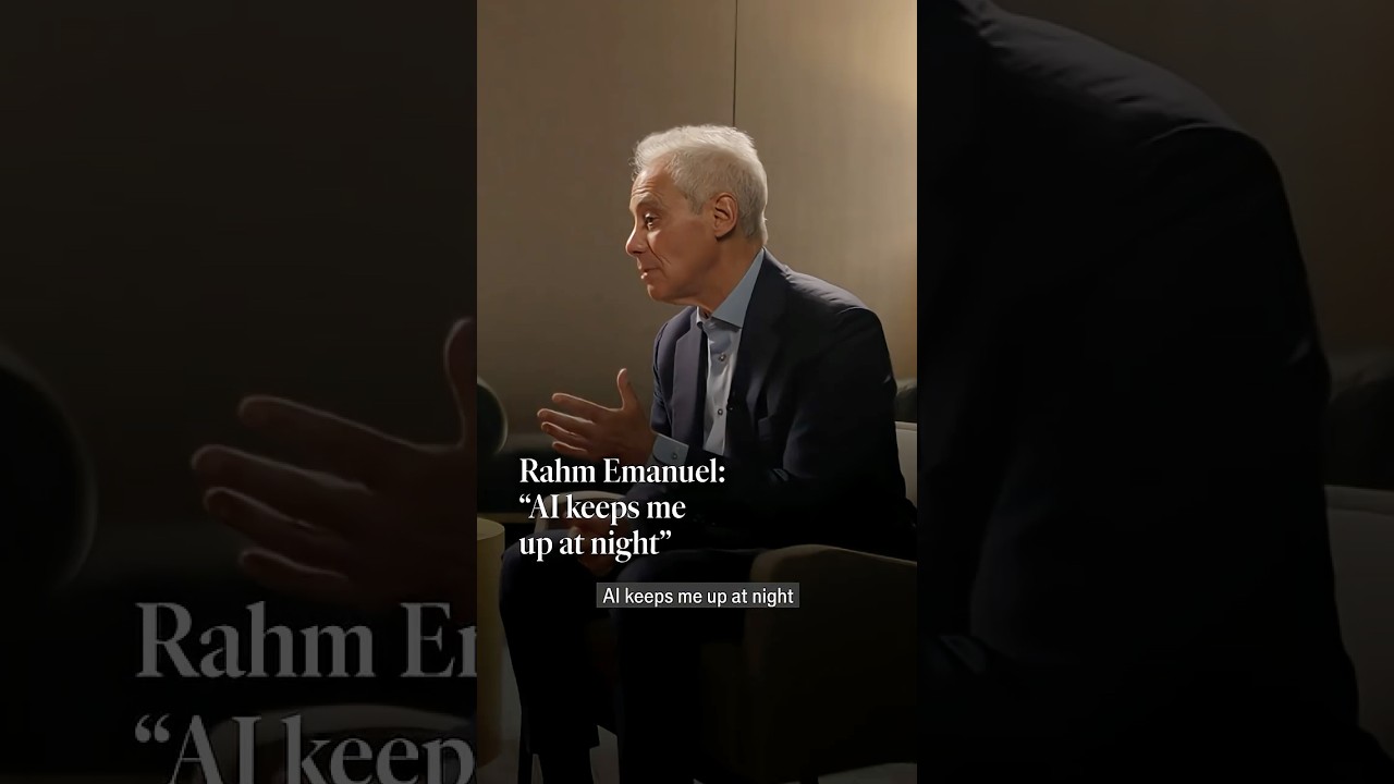 Rahm Emanuel: &bdquo;AI spędza mi sen z powiek&rdquo; | The Economist