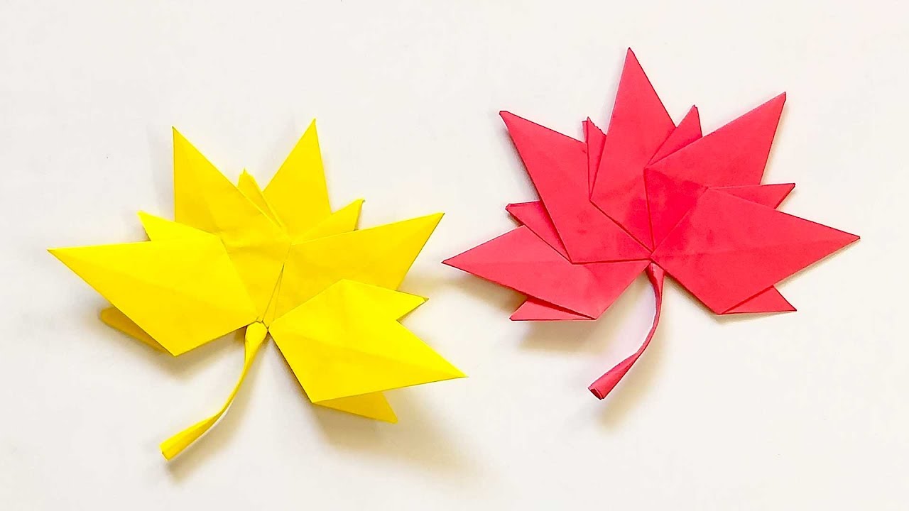 Maple Paper Leaf | Autumn Crafts | Easy DIY