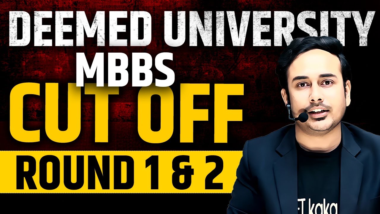 Deemed University MBBS Cut off 2025 | Round 1 & 2 | #neet2025 #neetcounselling2025 #mcc