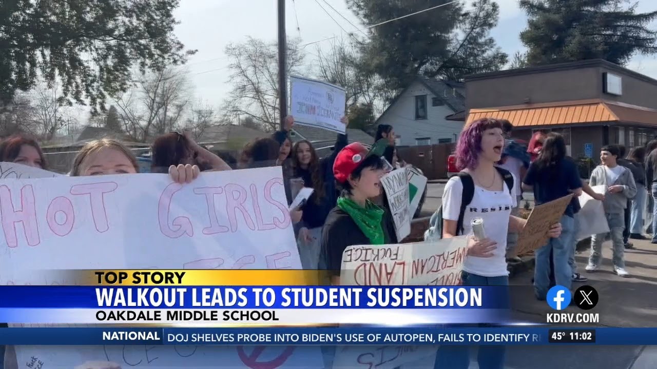 Student faces discipline after Oakdale Middle School walkout in Medford